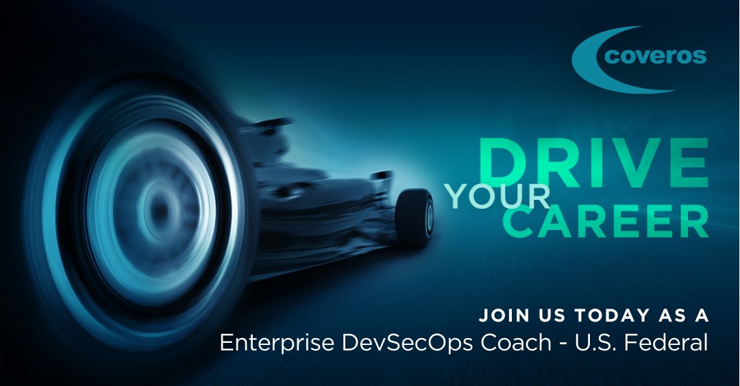 Coveros's tweet photo. Ready to make the next move in your career? We're looking for an experienced #DecSecOps coach! https://t.co/vRupvmbgfi We're a remote-first company that's focused on a continuous growth and learning that drives us everyday. #agile #devops #devsecops # #teambuilding #joinourteam https://t.co/pUreVIPiVk