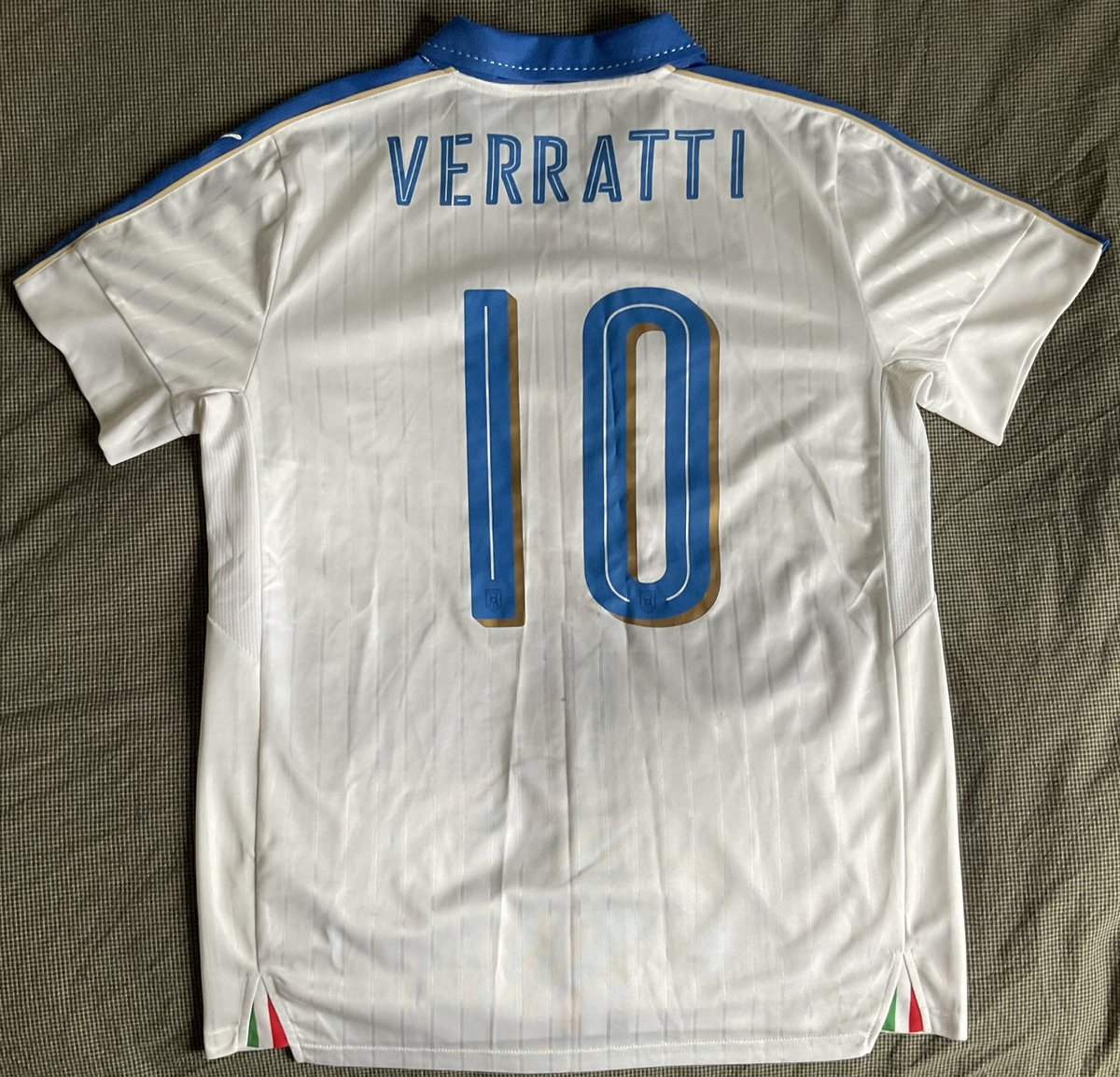 8. 

Italy national team 
Away jersey UEFA Euro 2016
Puma
