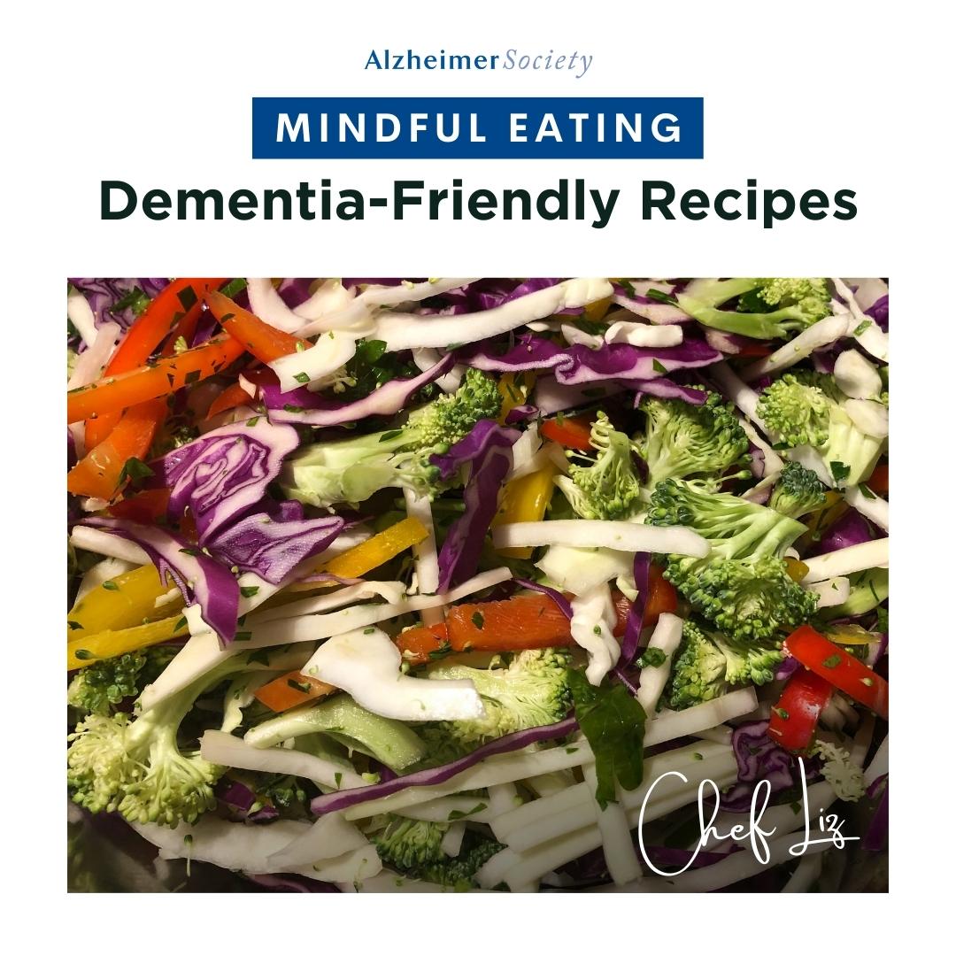 This summer, practice healthy eating by preparing your own meals 🥬 To help us stay mindful, our friend Chef Liz has put together these brain-healthy recipes that are easy to make! 🧠

This week's recipe is Broccoli Salad! Try it out by visiting bit.ly/as-recipe!