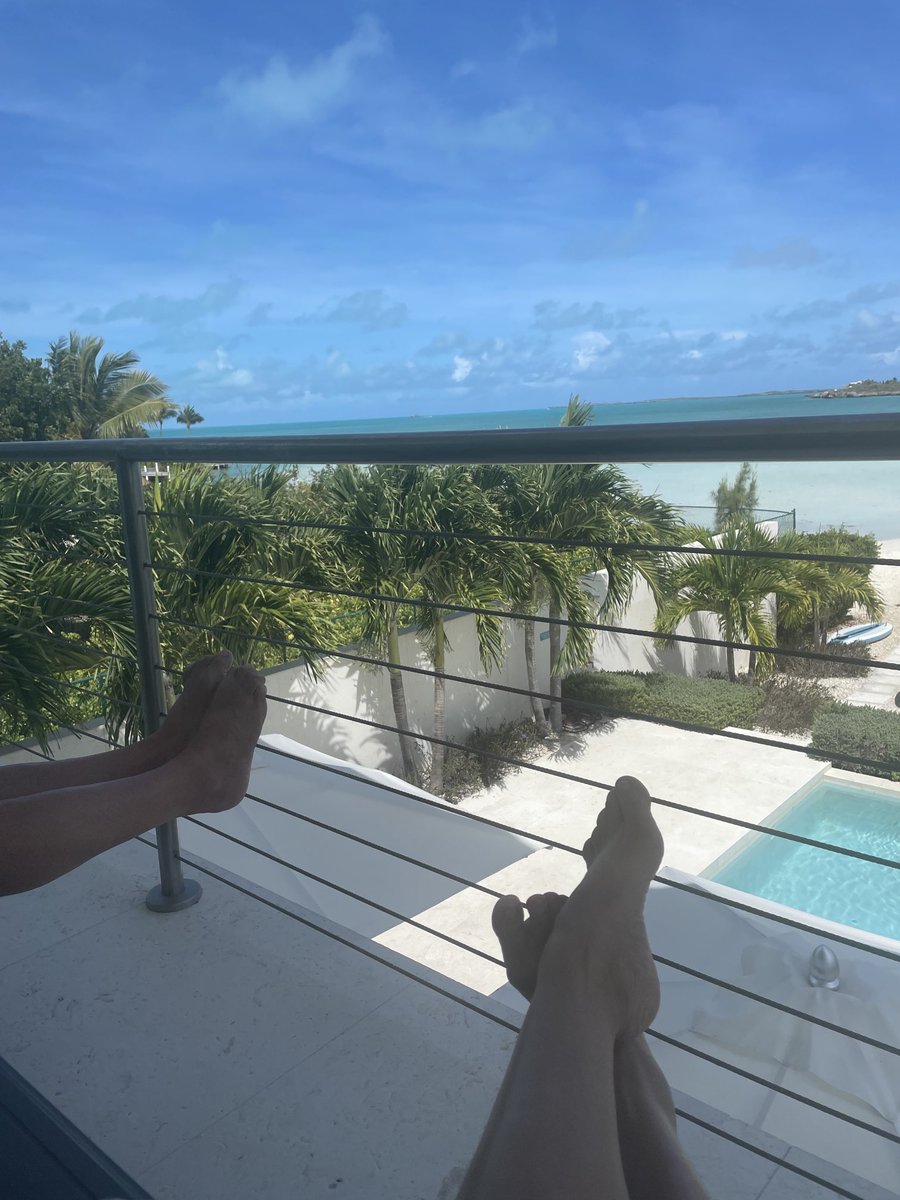 Coffee will be served on the upper terrace this morning.