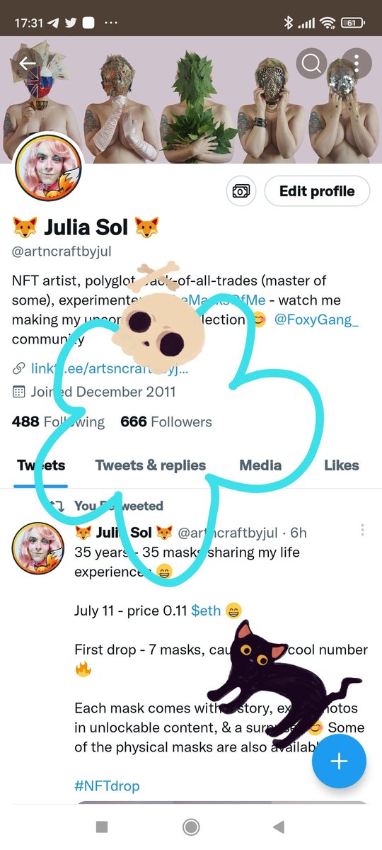 Julia Sol || Mother of Cats tweet media