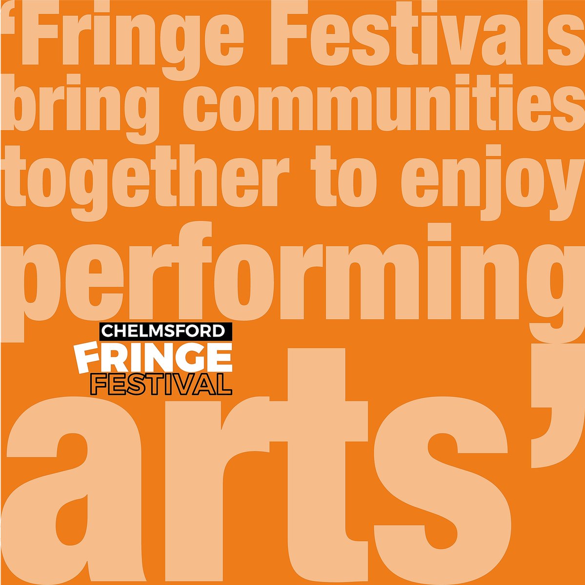 #WorldFringeDay is today! We are delighted that the Chelmsford Fringe Festival is part of the brilliant Fringe Family. Join us in celebrating this fabulous day and why not celebrate even further by booking a ticket to one of our remaining events? chelmsfordfringefestival.com