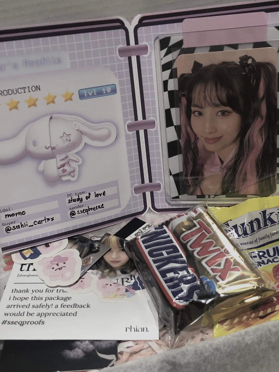 sahii_cartxx's tweet photo. ❀ #sahiicart ❀
Hii!! @sseqbreeze momo came home safely tysm!!! Grabee ang sparks and the packaging!?!? Chefs kiss* seller was so kind and approachable, until our next transaction<33
꒰ #sseqproofs ꒱ https://t.co/dQFANKZ4Fi
