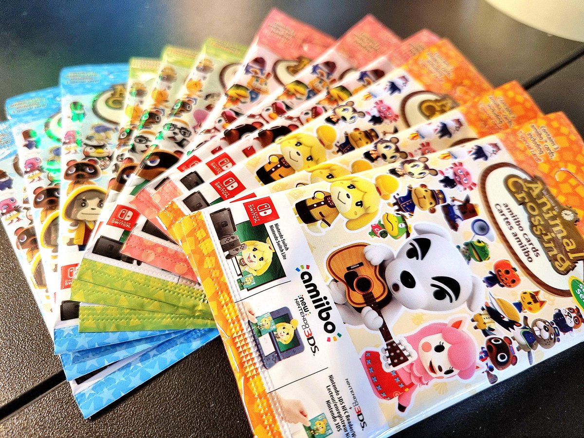 GAMEMancHOF's tweet photo. We are in the rare spot of having Animal Crossing Amiibo card packs from each series.

We have very limited stock, and it is first come first serve. 🤞Get down here quick, and hope for lucky pulls 🤞

#GAMEReward #GAMEElite #ACNH #ACamiibo https://t.co/lUBsldIfX2