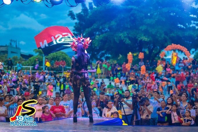 #4319FuerzaDeVictorias | Gran ambiente que se vivió en el Certamen de Chavala 19 de Julio del Departamento de #Managua. 🔴⚫️👑