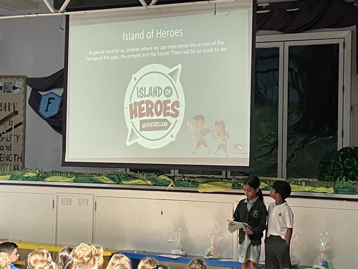 Thank you to E and V for telling us all about the Island of Heroes event at Neasden Temple. It’s from Friday 22nd to Sunday 31st of July and it sounds amazing! Please see the Parentmail for more details. ⁦<a href="/NeasdenTemple/">Neasden Temple</a>⁩ #PSM100 #FestivalOfInspiration