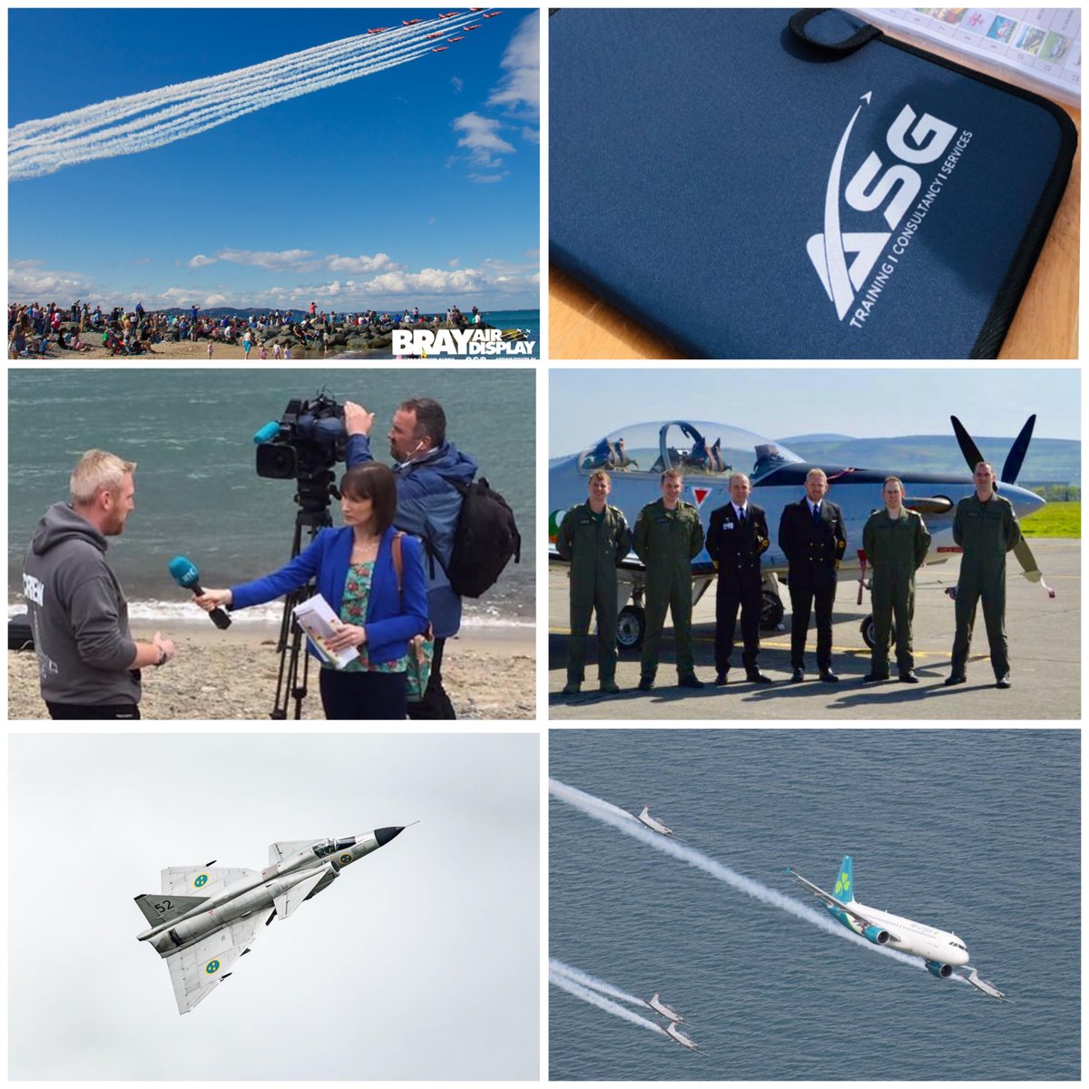 asg_ato's tweet photo. We can’t wait for the Bray Air Display where the @asg_ato team will be on hand to ensure the smooth and safe operation of this unique free family event! 

#asg #asgato #brayairdisplay #irishaircorps #redarrows #bbmf #brayairshow #bray #airshow #theredarrows #silverswallows https://t.co/xPMUUK2TlR
