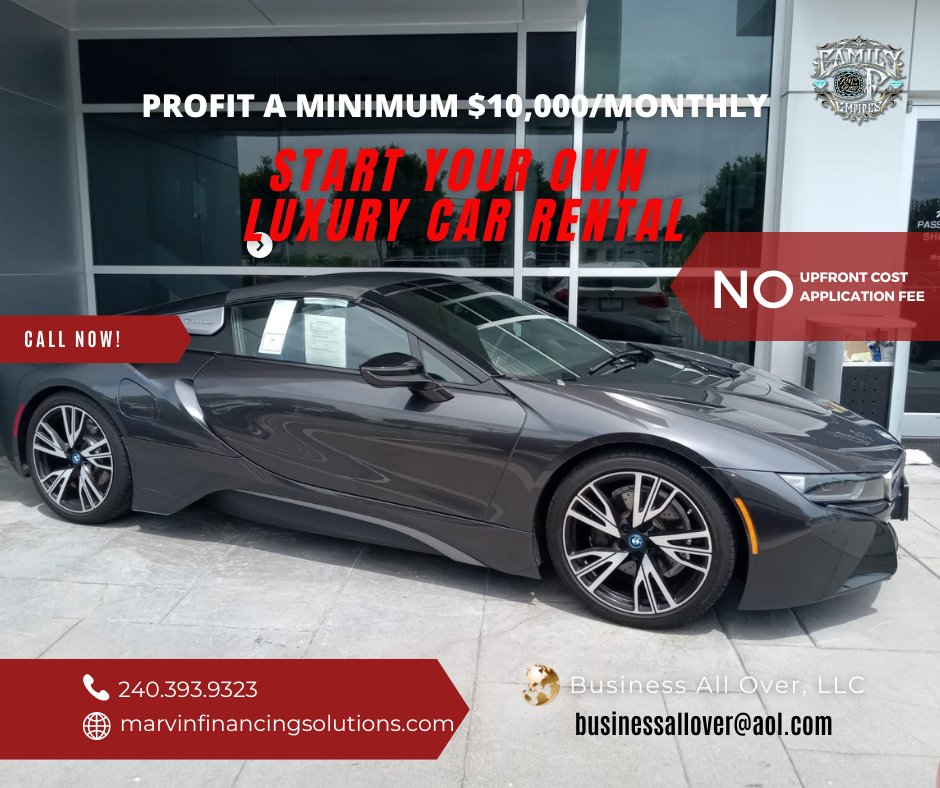 CreFinancing4u's tweet photo. Rich Dad, Poor Dad taught us people stuck in the rat race are those who buy liabilities that they think are assets. Instead, why not start your own car rental, which can pay for your dream car?  After that, you have your dream car and you still have another stream of income! https://t.co/QlRHYFTVSz