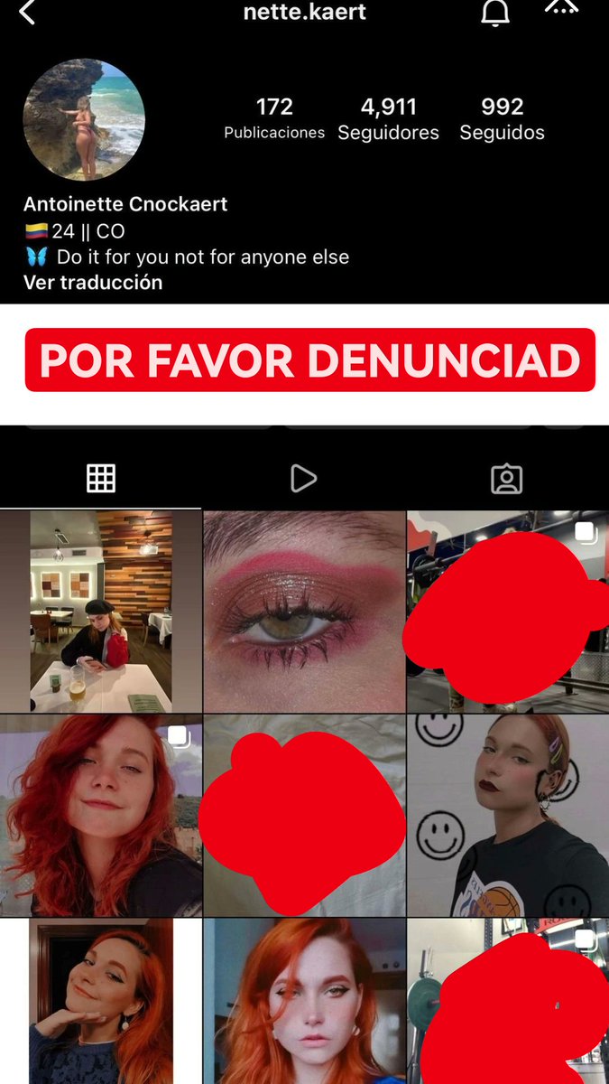 mcrivasm's tweet photo. Chicos se están haciendo pasar por mí en Instagram. Por favor DENUNCIAD la cuenta :( https://t.co/uTe4klJB8A