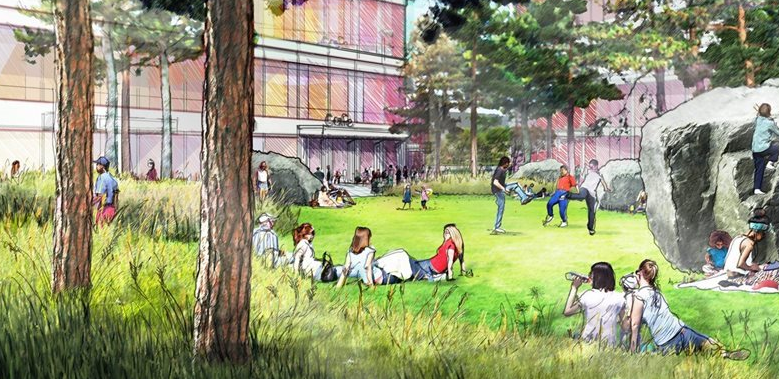 BostonPlans's tweet photo. There will be a public meeting tonight from 6-8 P.M. regarding the Notice of Project Change at Seaport Square on the #SouthBostonWaterfront. Register: https://t.co/UEhuCLkI42 https://t.co/0JbvXQDQnG