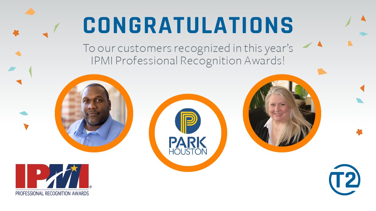 T2SystemsInc's tweet photo. Congrats to T2 customers @HouParking, Michael Edwards from @UCLACommute, and Anne Bogan from @UWTransServices for being recognized in this year's @IPMInow Professional Recognition Awards!
π https://t.co/XqSSyF6Zbn
#T2Community #Parking #ParkingManagement https://t.co/QctKS4aNiK