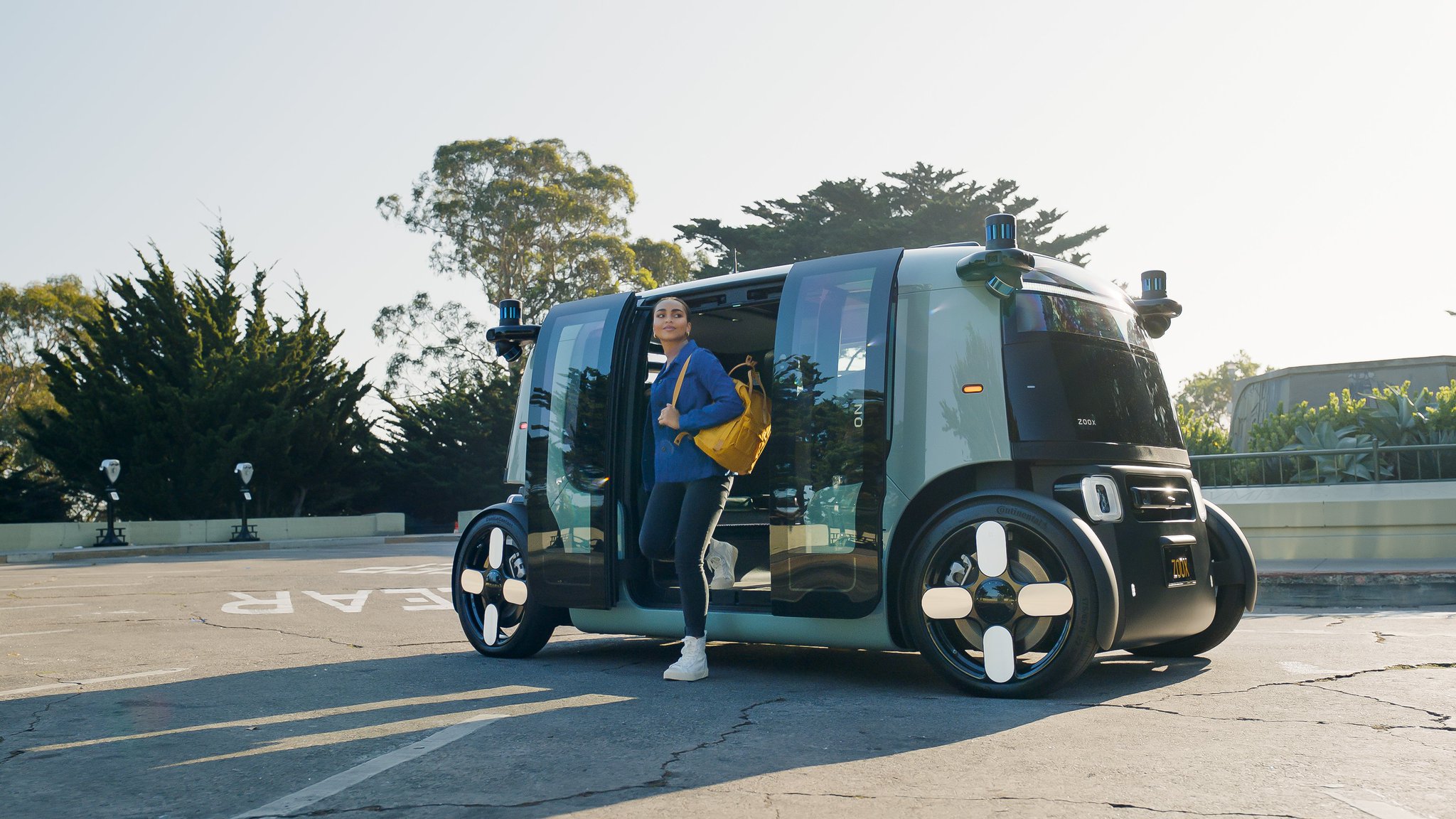 Zoox on Twitter: "Today, Zoox has reached a critical milestone in our  journey to launch our robotaxi on public roads: becoming the first company  to self-certify a purpose-built, fully autonomous, all-electric passenger  vehicle to Federal Motor Vehicle Safety ...