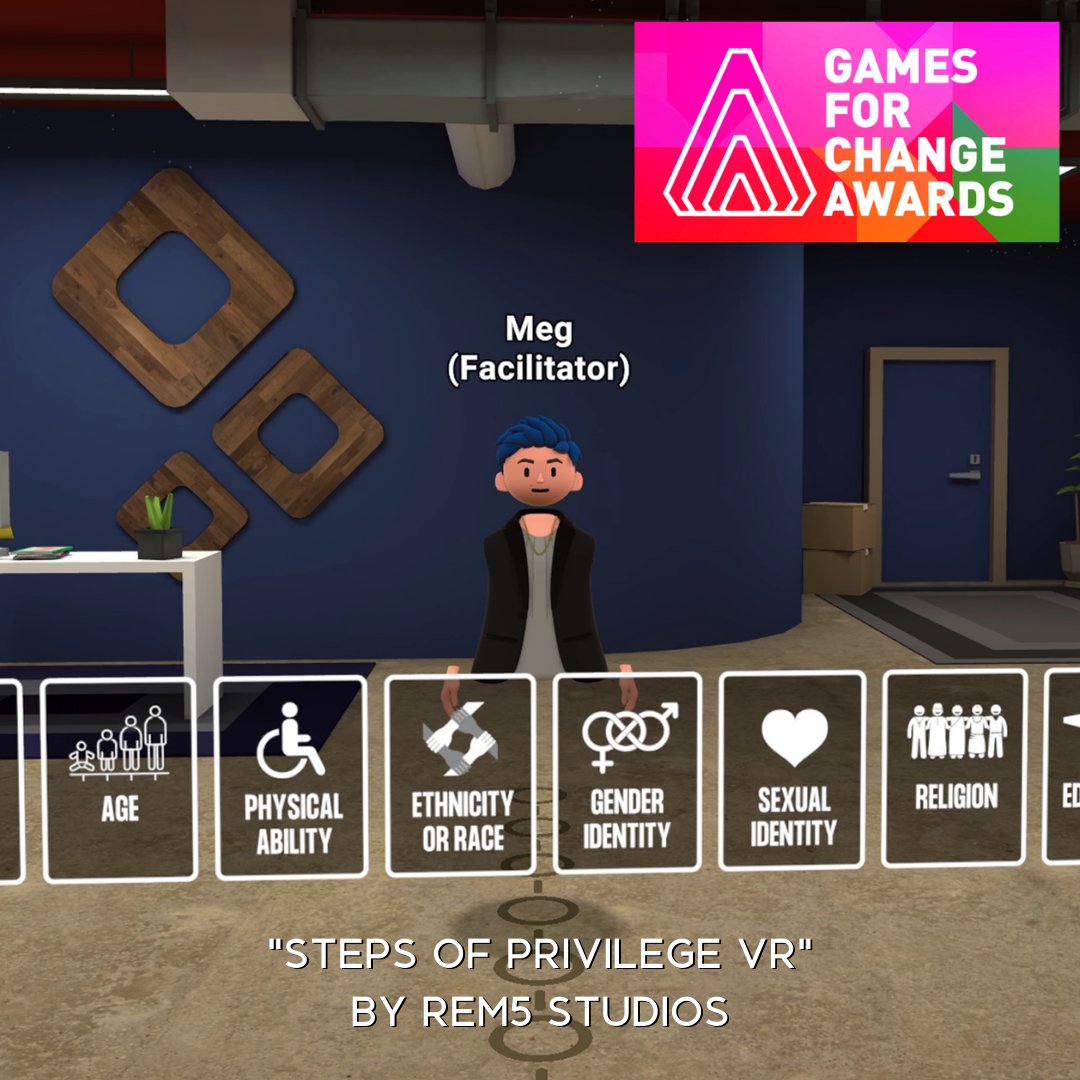 'Steps of Privilege VR' Nominated for 'Best XR For Change' Award - mailchi.mp/rem5forgood.co…  @g4c #g4c #g4cawards