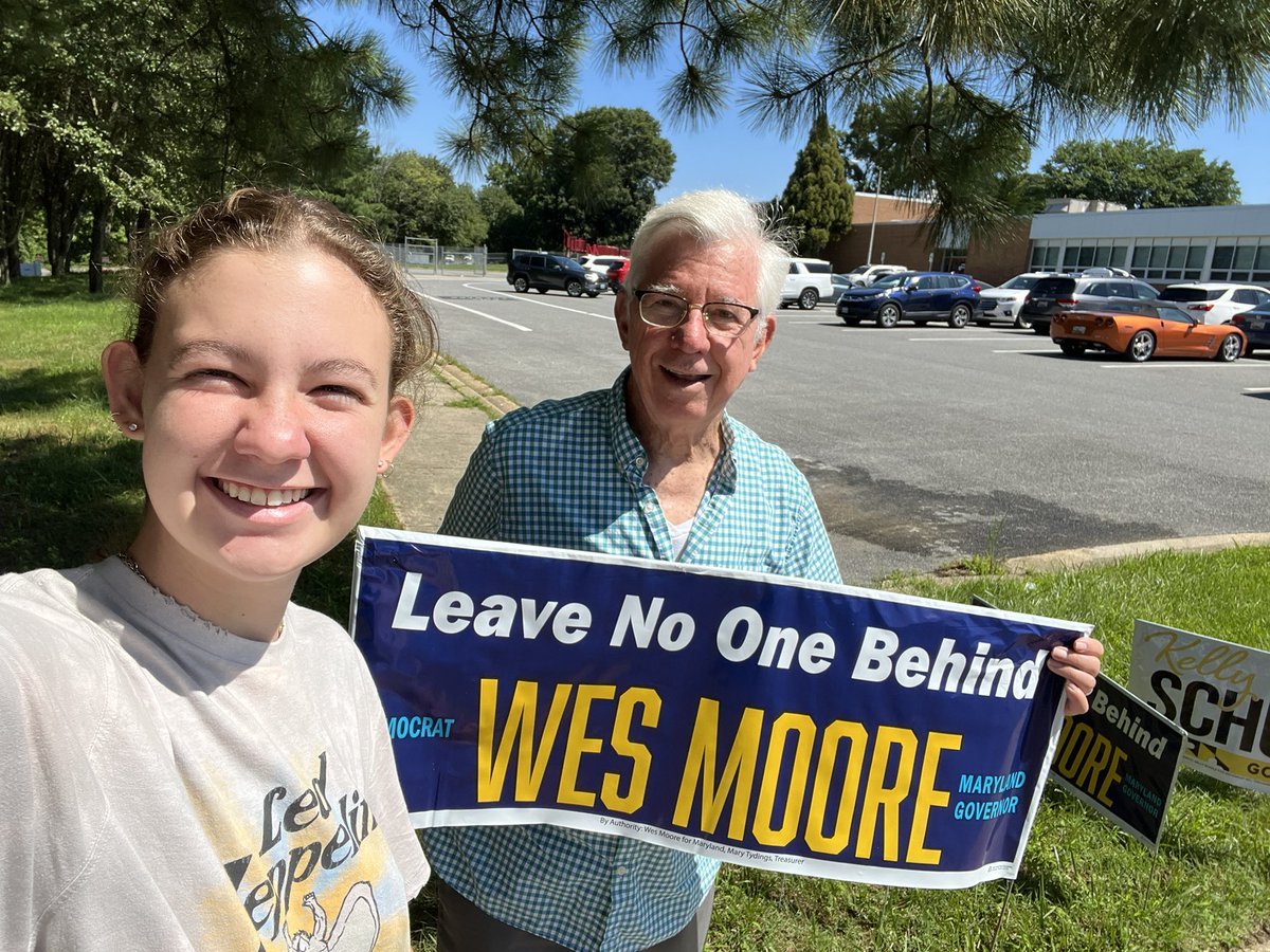 Bri and I just cast two enthusiastic ballots for Wes Moore for Governor! Join us! <a href="/iamwesmoore/">Wes Moore</a>