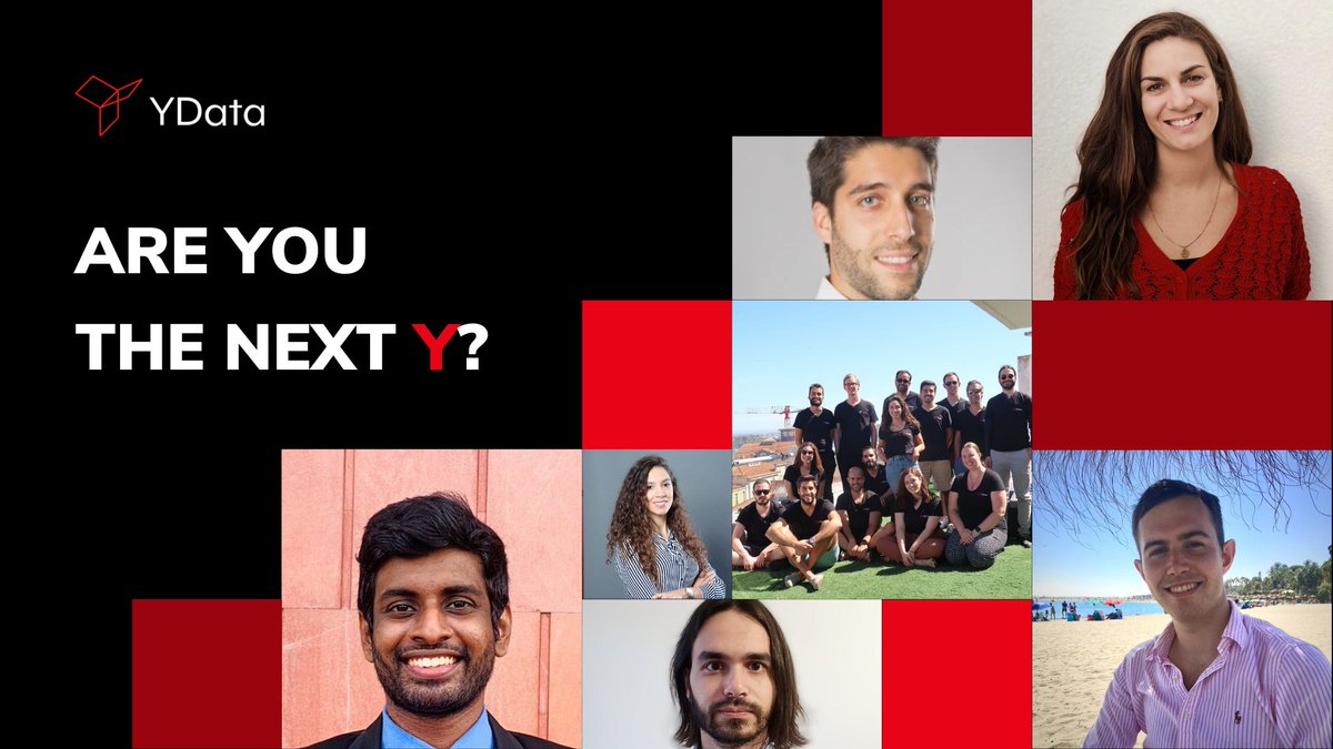 YData_ai's tweet photo. Our team is growing and we are looking for our next Y. 
Are you ready for the next step of your career? 
Check opening position here: https://t.co/oublBsTZ5F
#ydata #hiring https://t.co/eAlkQh3vRq