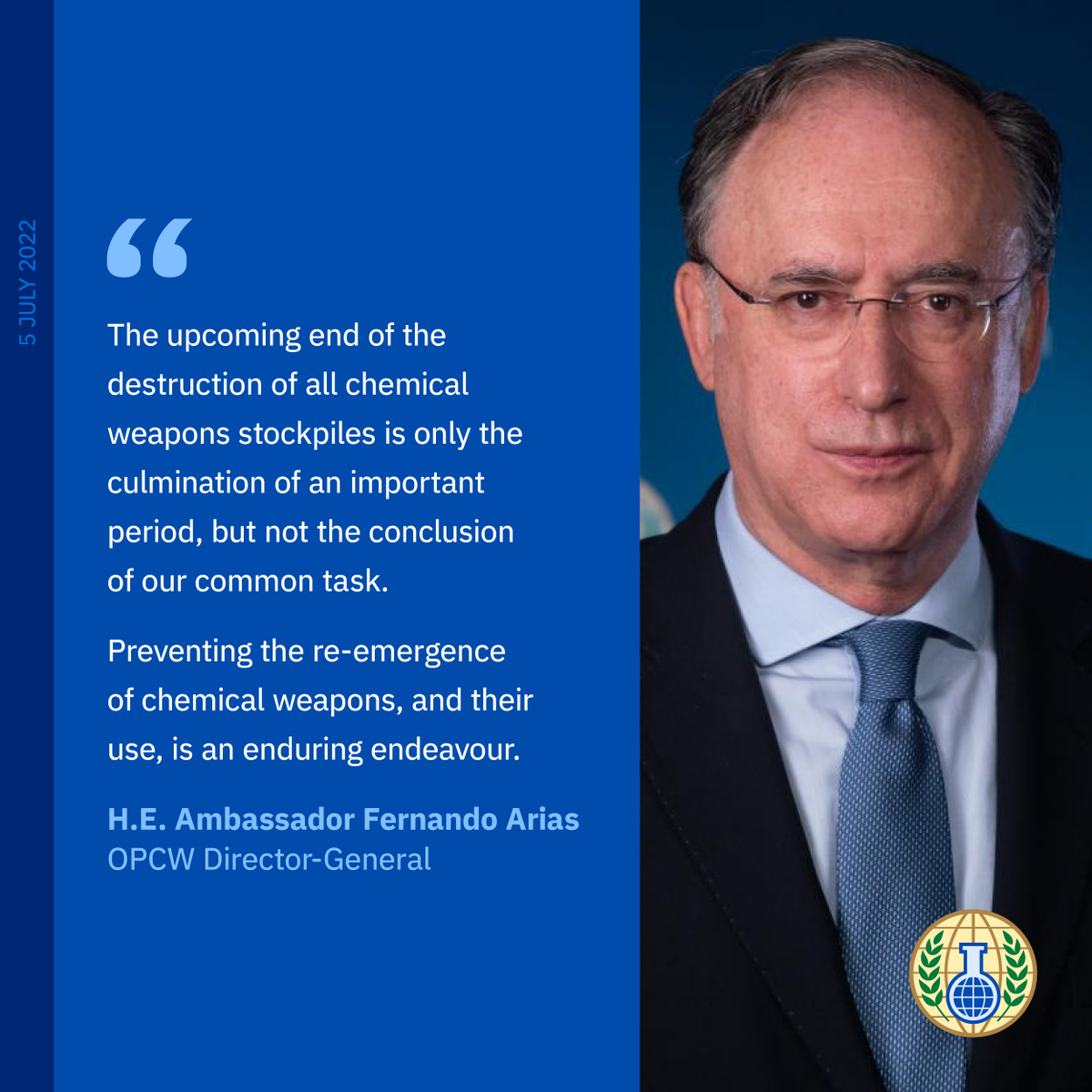 OPCW's tweet photo. Read the #OPCW Director-General's opening statement to #EC100 in full ⬇️
🔗https://t.co/5UWrbWG4UG https://t.co/rfMsUCHNIW