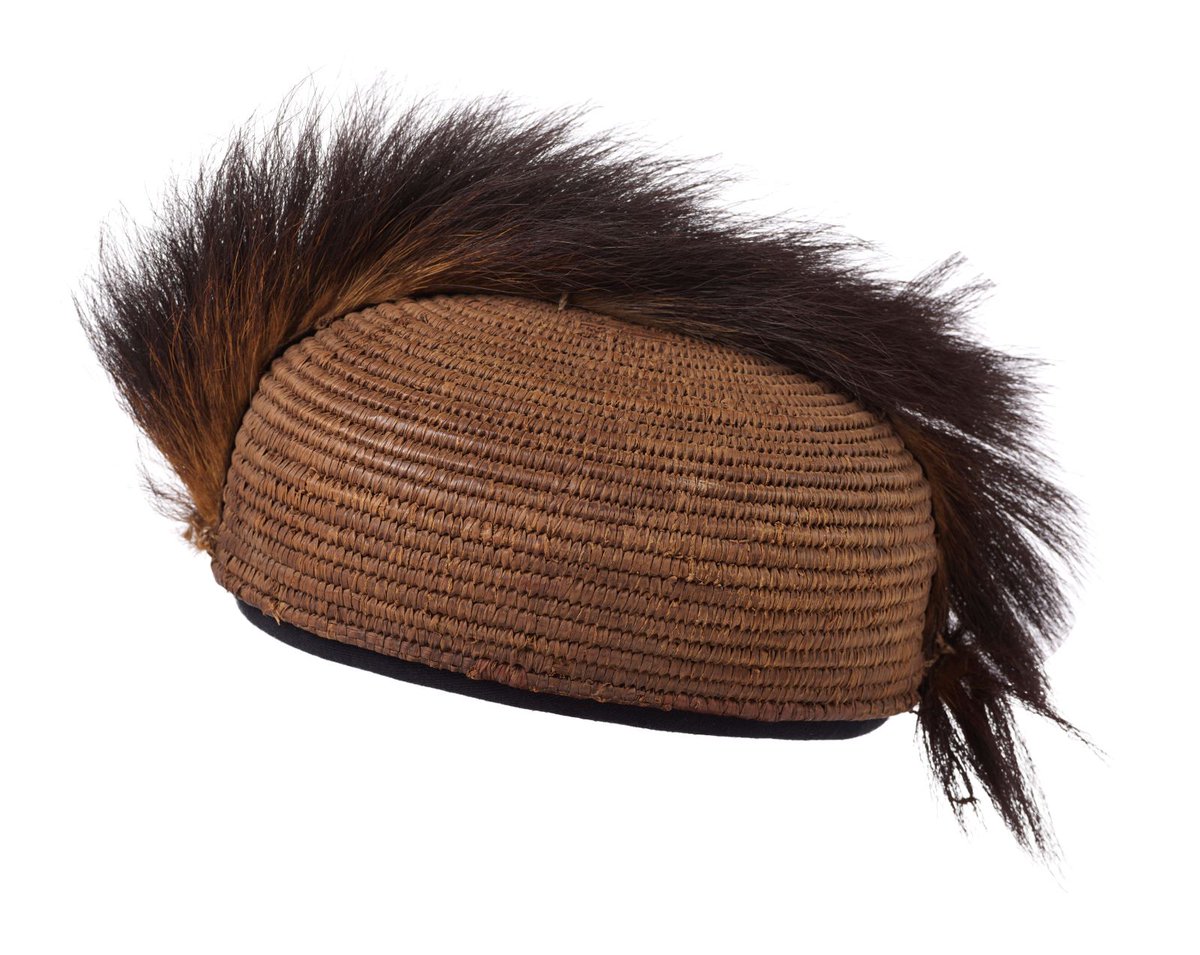GWTextileMuseum's tweet image. This chief's hat from Togo is made of coiling plant fiber and embellished with fur.

Interested in seeing this headdress in person? Head to our lower-level galleries!