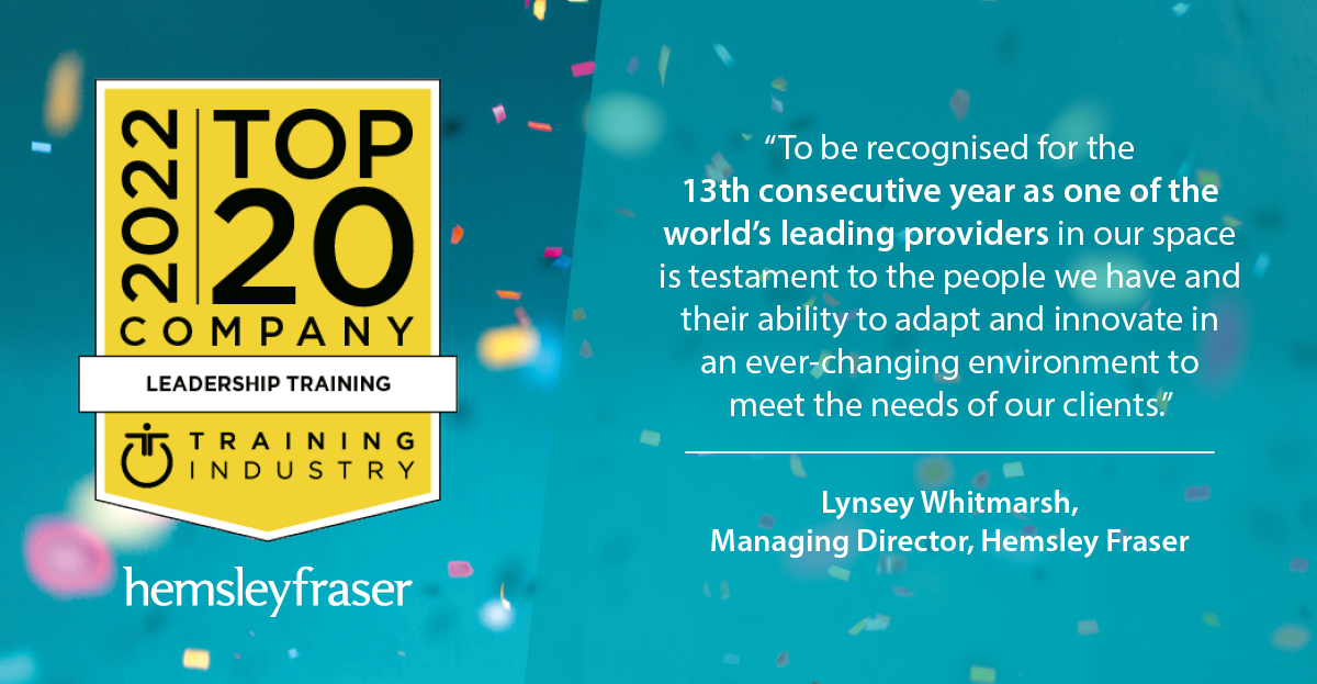 ldinspireduk's tweet photo. Hemsley Fraser awarded Top 20 Training Company, OnLine Learning Library listing https://t.co/dEBqdEZTxa #LD #LDnews #LearningandDevelopment #Top20TrainingCompanyfor2022 #Training #TrainingCompany #HemsleyFraser #OnlineLearning #InspiredBmedia https://t.co/cctIvbaVWE