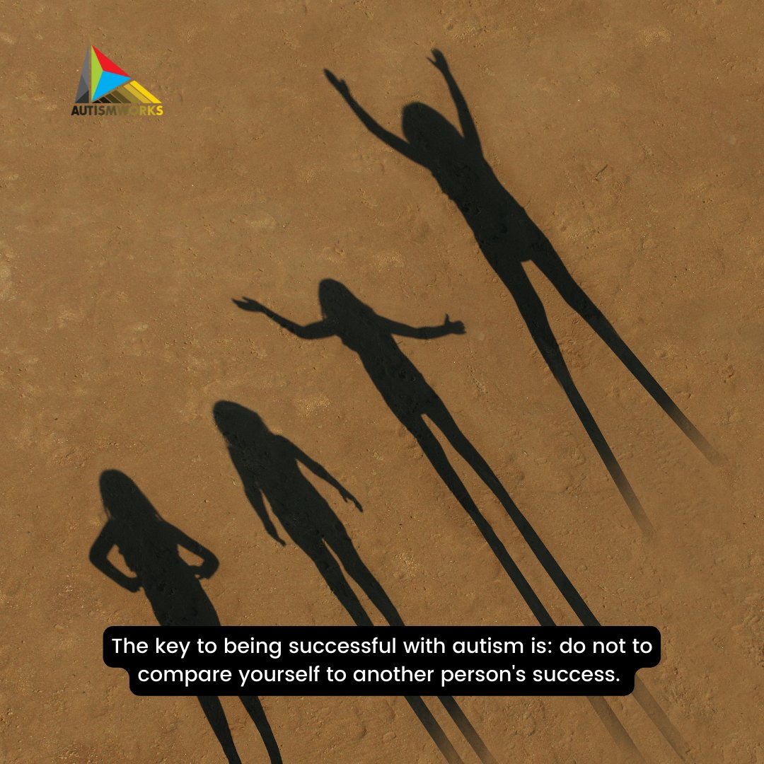 AutismWorks_AW's tweet photo. The keyποΈ: Don't compare your failures to another person's success. https://t.co/JoVKix5pb4 #Autismworks #TylerMcNamer #ASD #autismsuccess #MotivationMonday https://t.co/KV3jUNADSj