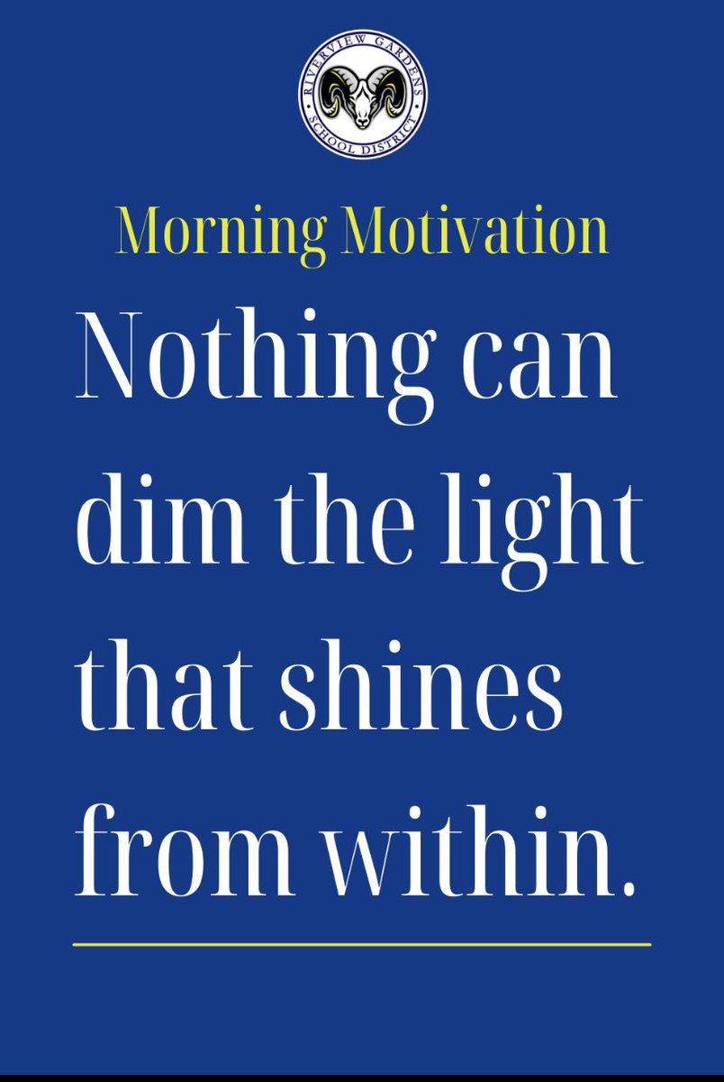RGSDSchools's tweet photo. Good morning Ramily! Let’s have a great week. #RGSD #Newview #Motivation https://t.co/IH4U5rieaw