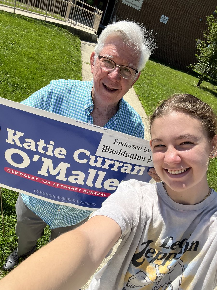 And another- Bri and I just voted for Katie O’Malley for first ever woman Attorney General of Maryland! Don’t forget to vote! <a href="/KatieforMD/">Katie Curran O'Malley</a>