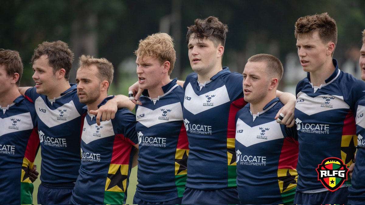GhanaRL's tweet image. #leaguemonday 
The Leopards of Ghana make history in a first-ever international friendly against @OURLFC
.
FULL TIME | Leopard 🇬🇭 5️⃣ 2️⃣ - 3️⃣ 0️⃣ OURLFC 🇬🇧
.
@keithd1mcm @annesophieave @SalfordDevils @UKinGhana
@IntRL @moysgovgh
#oxfordtoursgh #GrowRugbyLeague #SayRugbyLeague