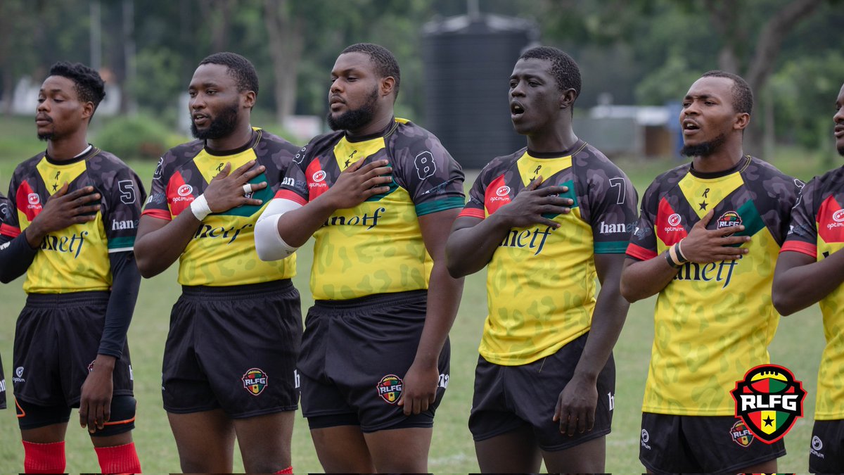 GhanaRL's tweet image. #leaguemonday 
The Leopards of Ghana make history in a first-ever international friendly against @OURLFC
.
FULL TIME | Leopard 🇬🇭 5️⃣ 2️⃣ - 3️⃣ 0️⃣ OURLFC 🇬🇧
.
@keithd1mcm @annesophieave @SalfordDevils @UKinGhana
@IntRL @moysgovgh
#oxfordtoursgh #GrowRugbyLeague #SayRugbyLeague