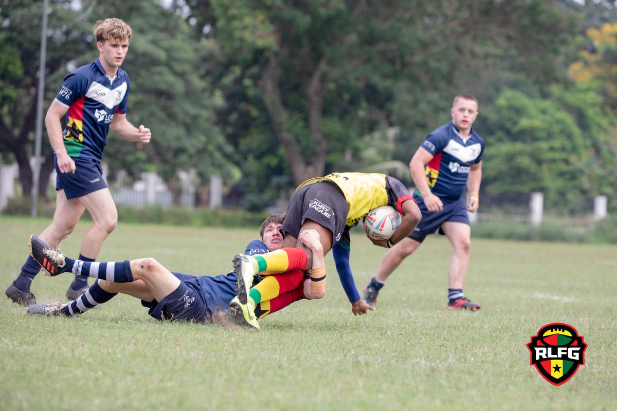 GhanaRL's tweet image. #leaguemonday 
The Leopards of Ghana make history in a first-ever international friendly against @OURLFC
.
FULL TIME | Leopard 🇬🇭 5️⃣ 2️⃣ - 3️⃣ 0️⃣ OURLFC 🇬🇧
.
@keithd1mcm @annesophieave @SalfordDevils @UKinGhana
@IntRL @moysgovgh
#oxfordtoursgh #GrowRugbyLeague #SayRugbyLeague