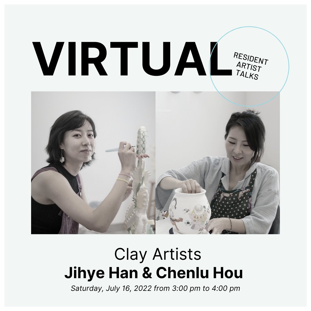 HOUMuseums's tweet photo. The learning never stops at @crafthouston! 👩💻
Join HCCC live on Facebook for talks by current residents, Jihye Han and Chenlu Hou.
https://t.co/dOts9KAnQp
#HOUMuse #HOU #HTX #ContemporaryArt #HTXEvents #Museums #HoustonMuseums #CraftHouston #VirtualLearning https://t.co/Xq2bA7IpeC