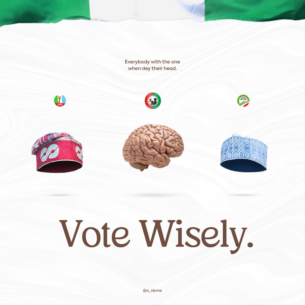 a_idume's tweet photo. My entry for the #VoteWisely design challenge is ready and I came prepared for violence. ⚡🔥 https://t.co/ovhLUXAyY1