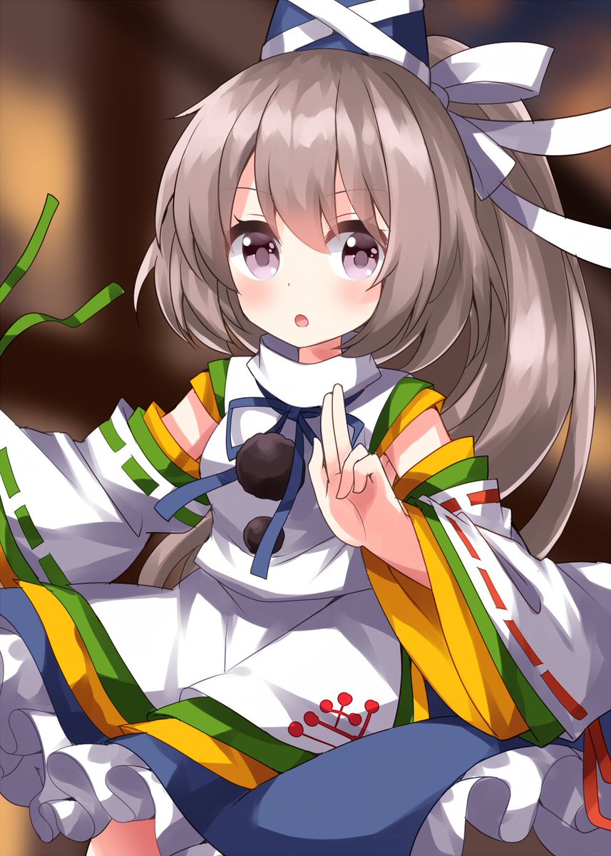 mononobe no futo 1girl solo hat tate eboshi detached sleeves skirt kariginu  illustration images