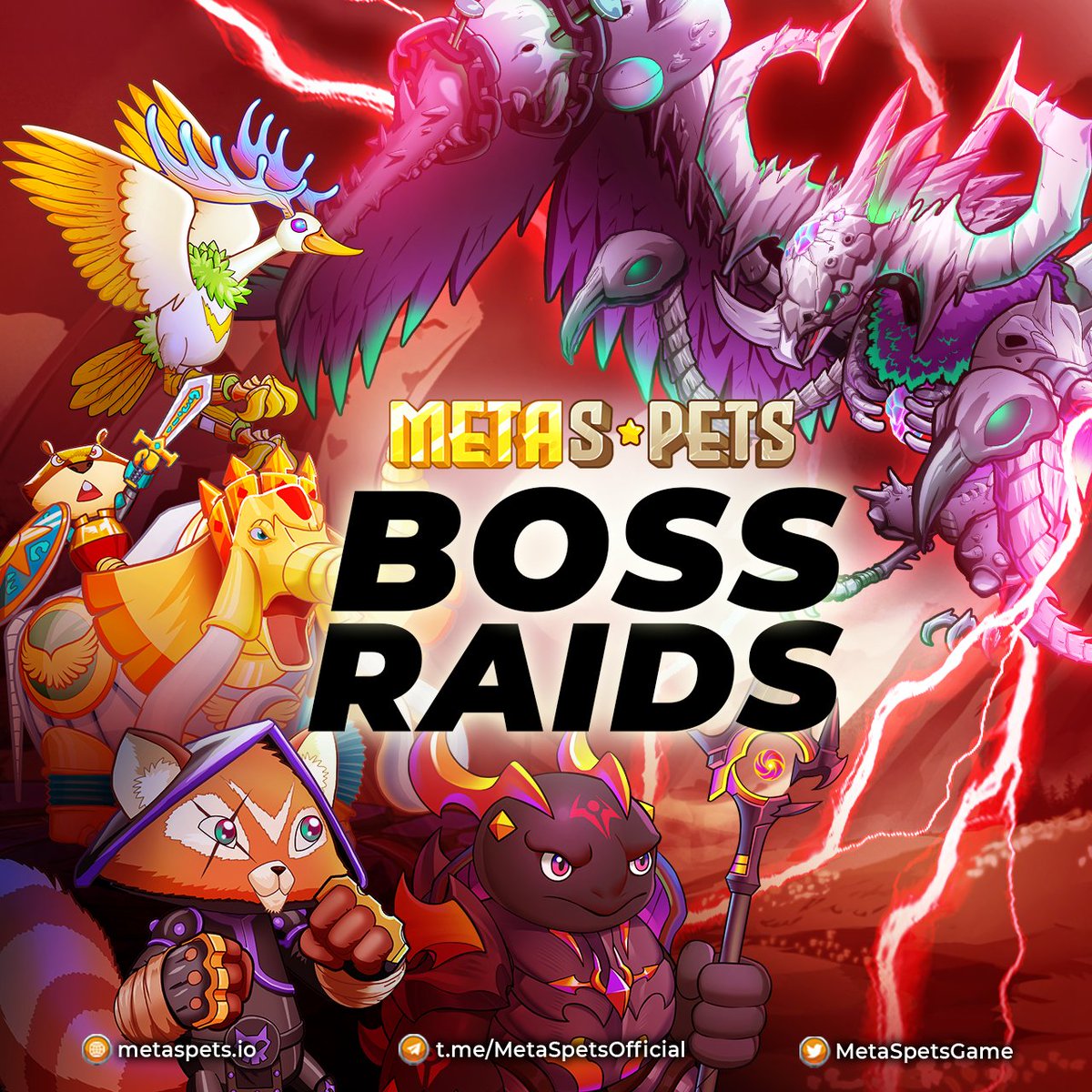 MetaSpetsGame's tweet photo. 🔥🔥 Get to know more about MetaSpets Boss Raids 🔥🔥
#MetaSpets #Meta #GameFi #PlayToEarn #MSP #Metaverse
https://t.co/Jmj6jMOyob https://t.co/5R8U8BCrTy