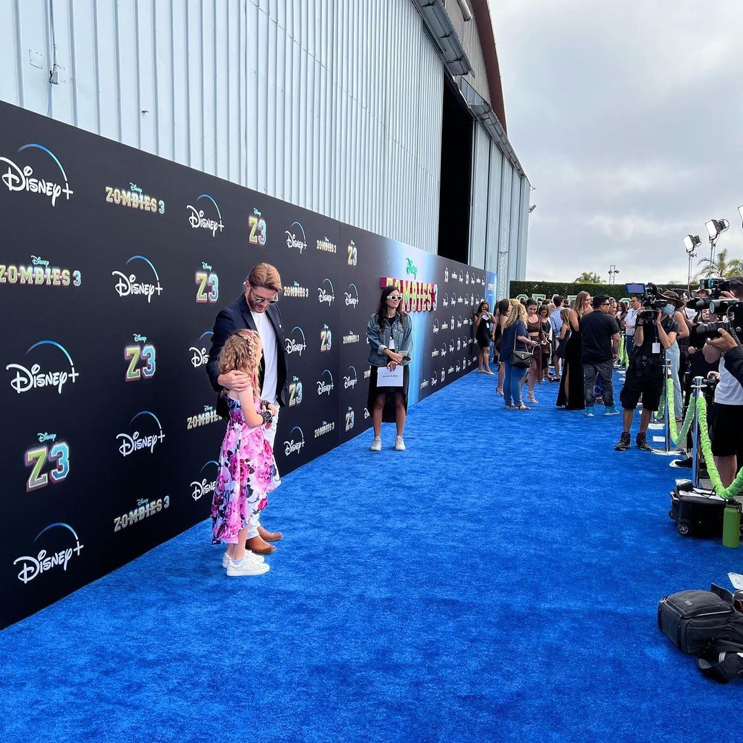 Jensen Ackles Brings Daughter Justice Jay To 'Zombies 3′ Premiere, Jensen  Ackles, Justice Jay Ackles