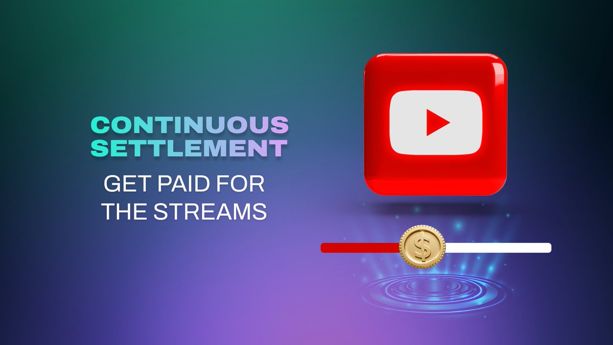 Zebec_HQ's tweet photo. What if Youtube started paying you for your video for the seconds it was streamed? 
Think forward ⏩ Think continuous 🔁
Zebec’s Continuous Settlement Protocol ☑️ https://t.co/6VpTTgsm2I