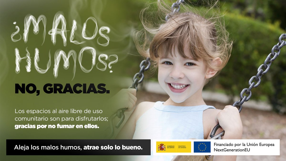 ❣️Comparte sólo lo bueno 

✔️ Los espacios comunitarios al aire libre son para disfrutarlos. Gracias por no fumar en ellos. 

Aleja los #MalosHumos