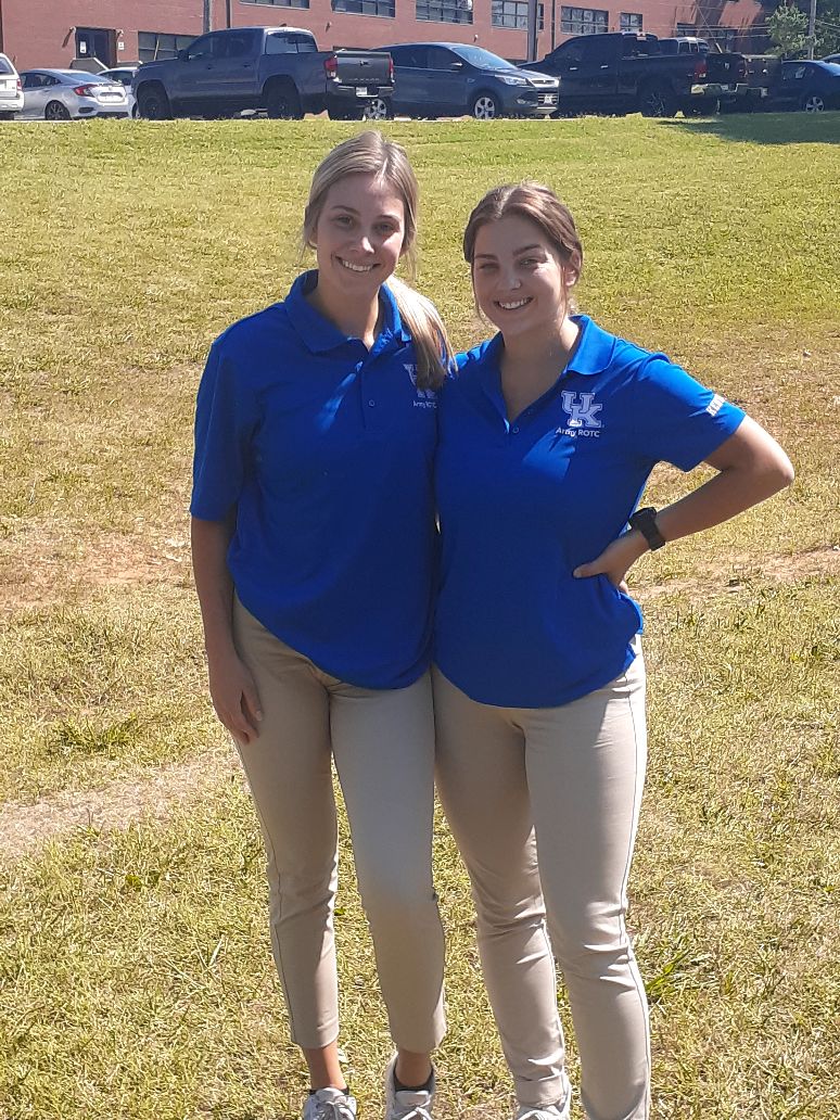 UKYROTC's tweet photo. #cst2022 All the best to UK Nursing Cadets Bokowy &amp; Schwartz as they reported to Advanced Camp, Fort Knox, KY on Sunday.  Go Cats!

#BigBlueNation
#boldwarriorbrigade
#cadetcommand
#GoArmy https://t.co/gnoSIkFM9C