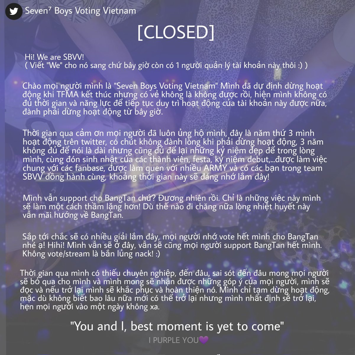 [CLOSED] See you soon!💜