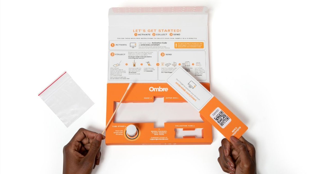 Ombre Microbiome Tests & Targeted Probiotics tweet media