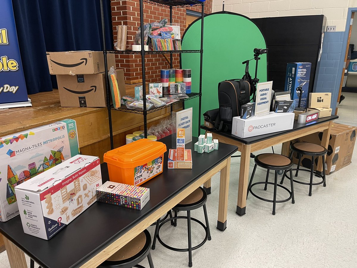 STEMsally's tweet photo. Soooo excited for the awesome #STEMLove @amazon showered on @SedaliaParkES in honor of #PrimeDay. These resources will really support the staff & students on their journey to STEM Certification. #STEMCobb @CobbSchools https://t.co/IEVPOGVaeq