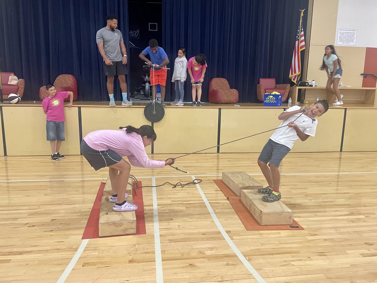 austintrinity's tweet photo. A fun day of dodgeball, tug of war, and other activities for Horizons students here at Trinity! We love to see students building teamwork and having fun!

#horizonsnational
#horizonsaustintrinity
#6weeksofhappiness https://t.co/5rNGyPwEMt