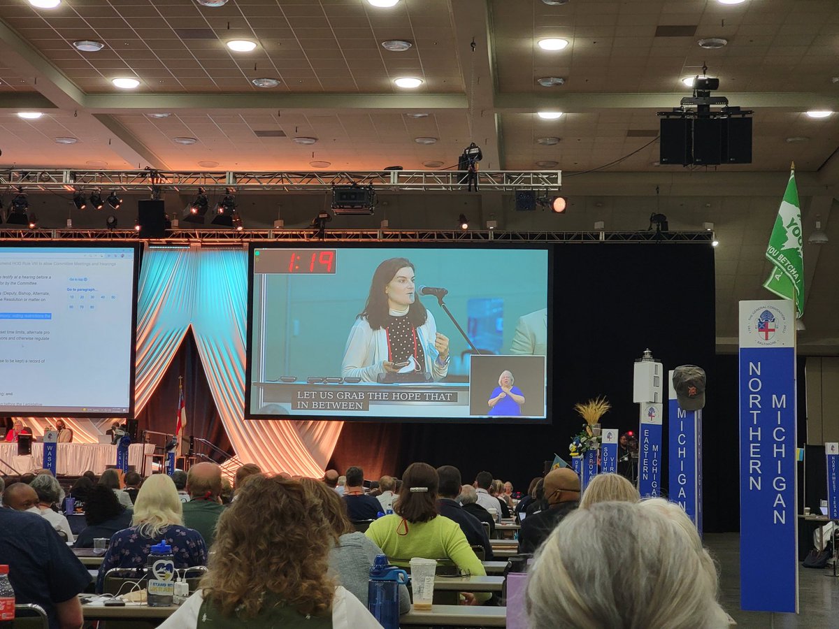 As Christians we are called to live in hope that our bandwidth will expand and we will not see endless spinny wheels of death. <a href="/revlucymeg/">Megan Castellan</a> #gc80