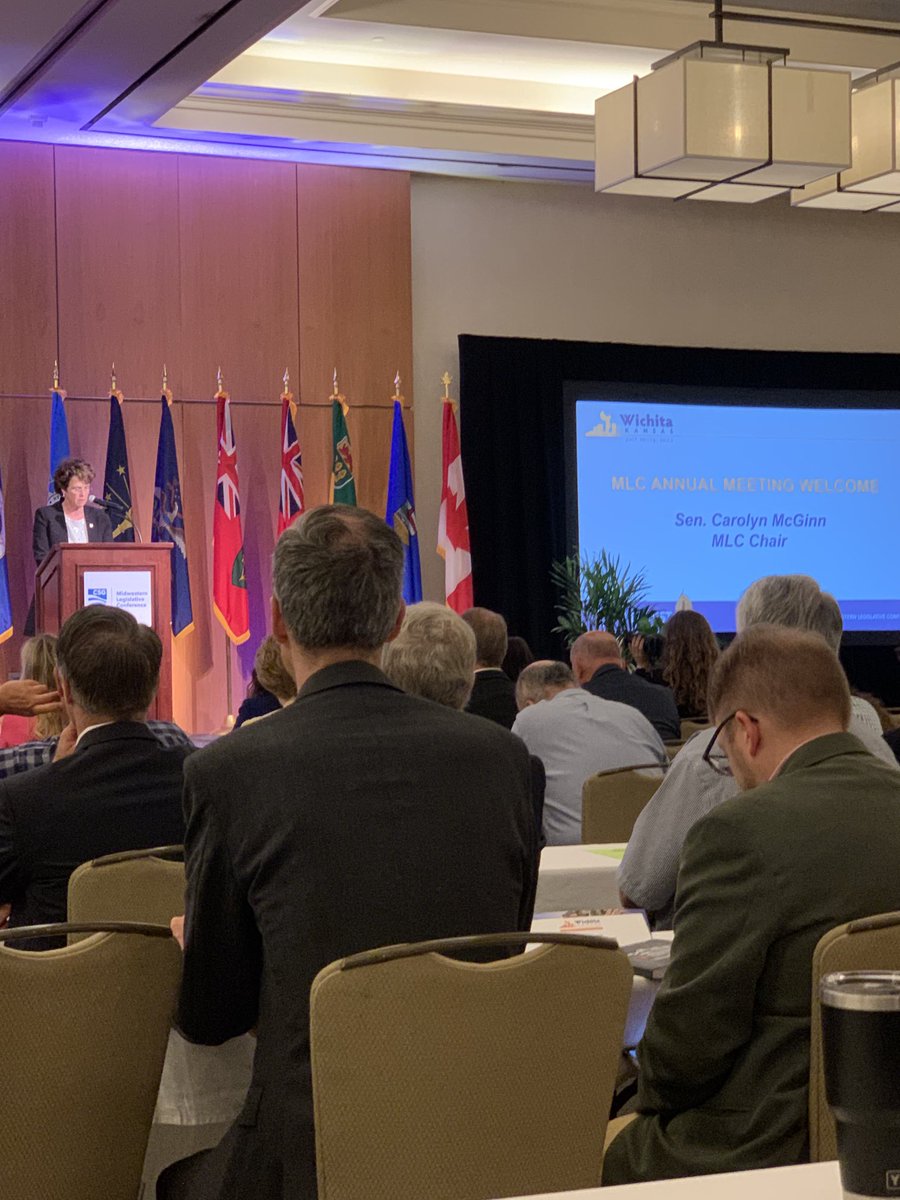 Great to have a chance today to discuss rural America challenges with legislators from the Midwest at #2022MLC in Wichita. #CSGMidwest