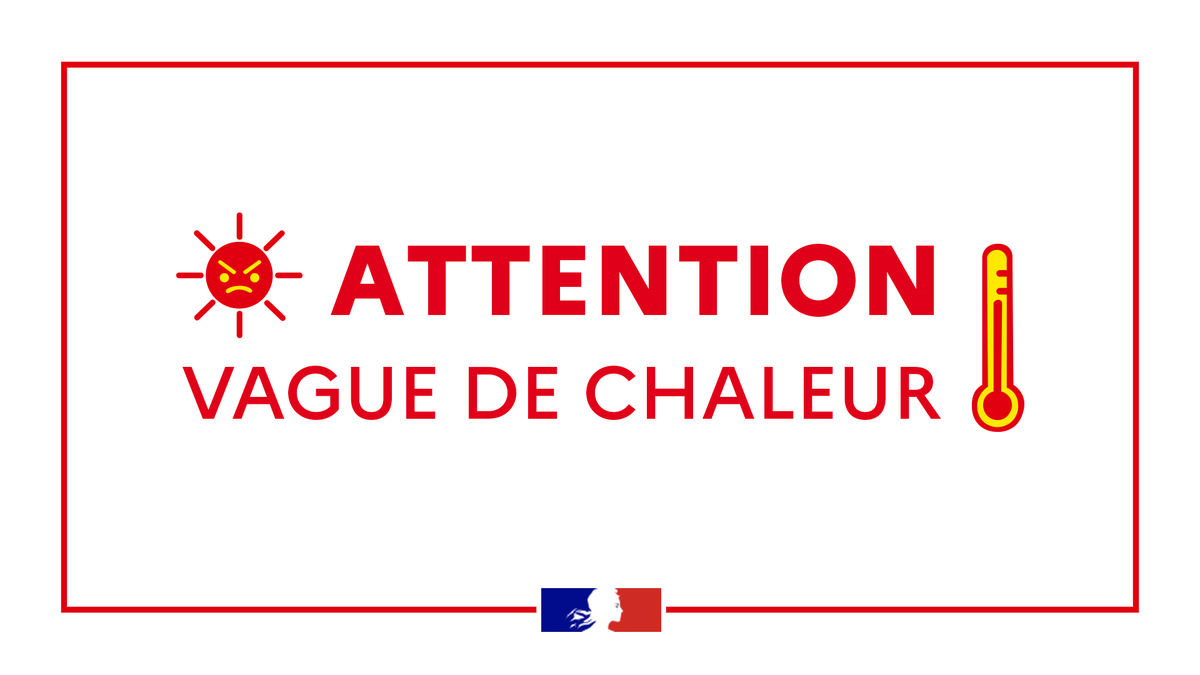 Ministère de la Santé et de l'Accès aux soins (@sante_gouv) on Twitter photo Vague de #chaleur : redoublez de vigilance.
🔎 Consultez la carte de vigilance de <a href="/meteofrance/">Météo-France</a> sur : vigilance.meteofrance.com
💡 Plus d'informations : solidarites-sante.gouv.fr/sante-et-envir… Vague de #chaleur : redoublez de vigilance.
🔎 Consultez la carte de vigilance de <a href="/meteofrance/">Météo-France</a> sur : vigilance.meteofrance.com
💡 Plus d'informations : solidarites-sante.gouv.fr/sante-et-envir…