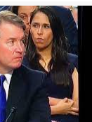 smc429's tweet photo. She can deny it all day long, but America saw Zina Bash, Brett Kavanaugh's assistant, making several White Power signs throughout his confirmation hearing.
Don't cite her background because I say Steven Miller to that. https://t.co/cxijnD4Acq