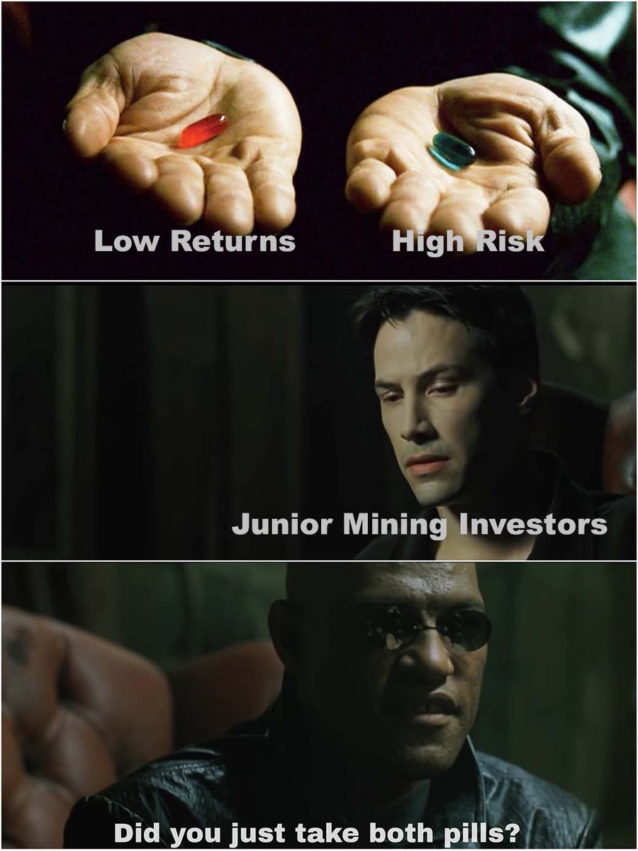 YukonBrandon's tweet image. Might as well exploit the new hot memes for likes. Enjoy, fellow junior mining sufferers.