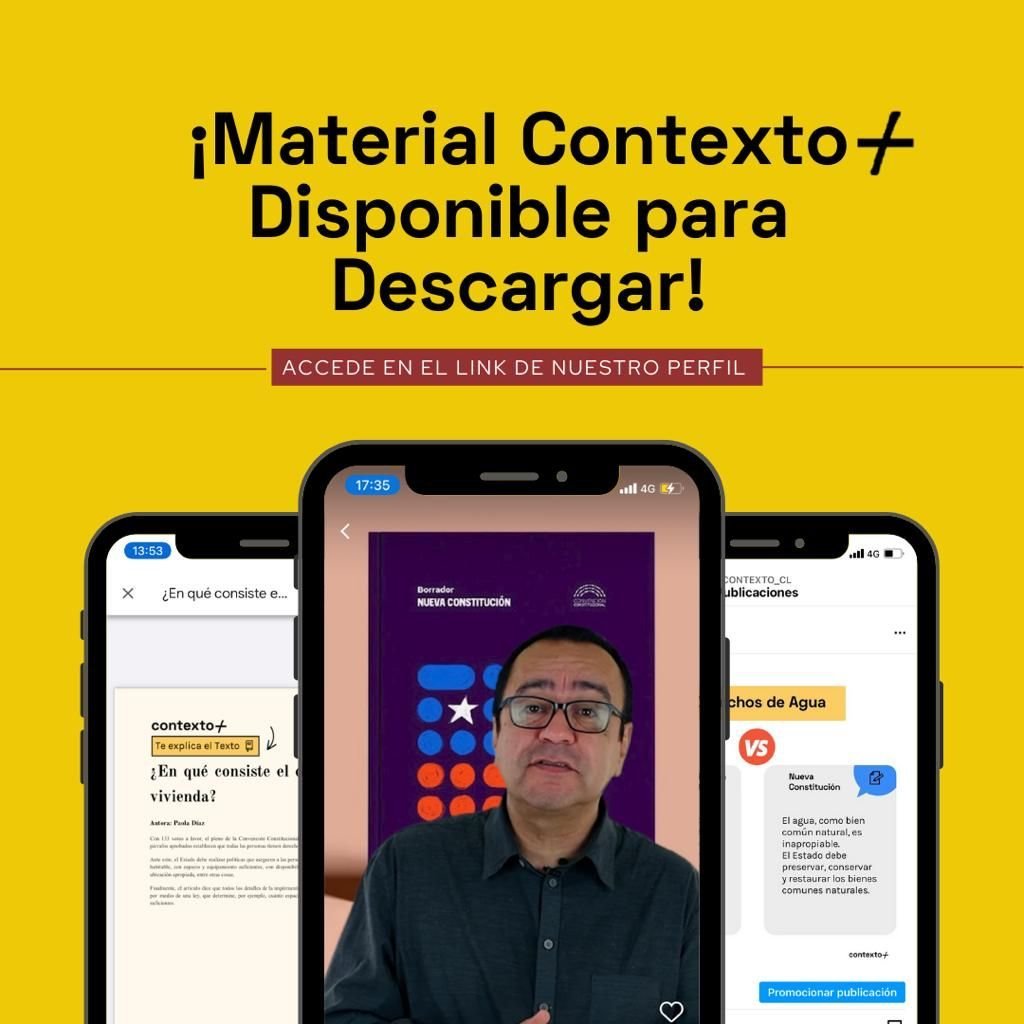 ¿Quieres compartir videos e infografías informativas  sobre la propuesta de nueva constitución?  En esta carpeta de Contexto podrás encontrar todo su material listo para descargar y compartir. Accede aquí 👇🏻 
para votar informado, e informar a otros
drive.google.com/drive/u/0/fold…