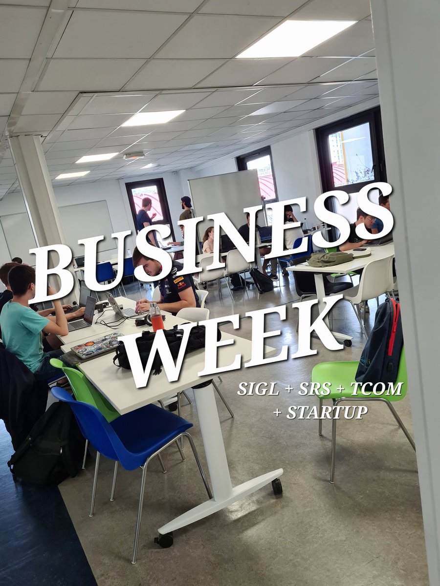 SIGL_EPITA's tweet photo. Les SIGL ont terminé la Business Week!

Les majeures SIGL, SRS, TCOM et STARTUP d'EPITA travaillent en équipe de 6 pour monter une entreprise. Les équipe vont ensuite confronter leurs stratégies via une simulation!

#Business, #informatique, #startup, #epita, #sigl, #srs, #tcom https://t.co/l71VhVGkqD