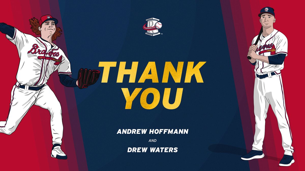 GoEmperors's tweet photo. We can't thank these guys enough for what they contributed to the Rome Braves.

Thank you @hoffdaddy27 and @dwaters121 !

#RomeToTheShow https://t.co/7iZL1SbURf