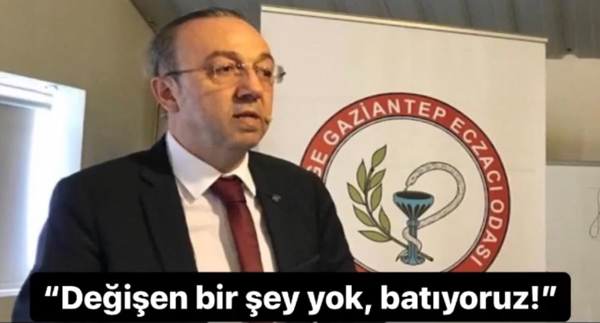 Gaziantep Eczacı Odası Başkanı Ecz. İrfan Demirci: “Değişen hiç bir şey yok, batıyoruz!” 
eczacininsesi.com/haber-detay.ph…
 
_ 
#Eczacı #EczaneGüvendir #Eczane #EczacınınSesi