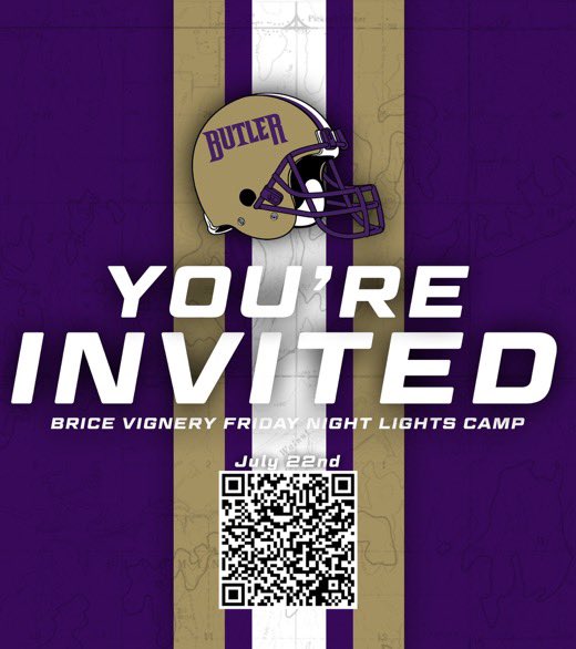 Excited to be invited to the Brice Vignery Friday Night Lights camp ready to show off my skills <a href="/CoachBVignery/">Brice Vignery</a>